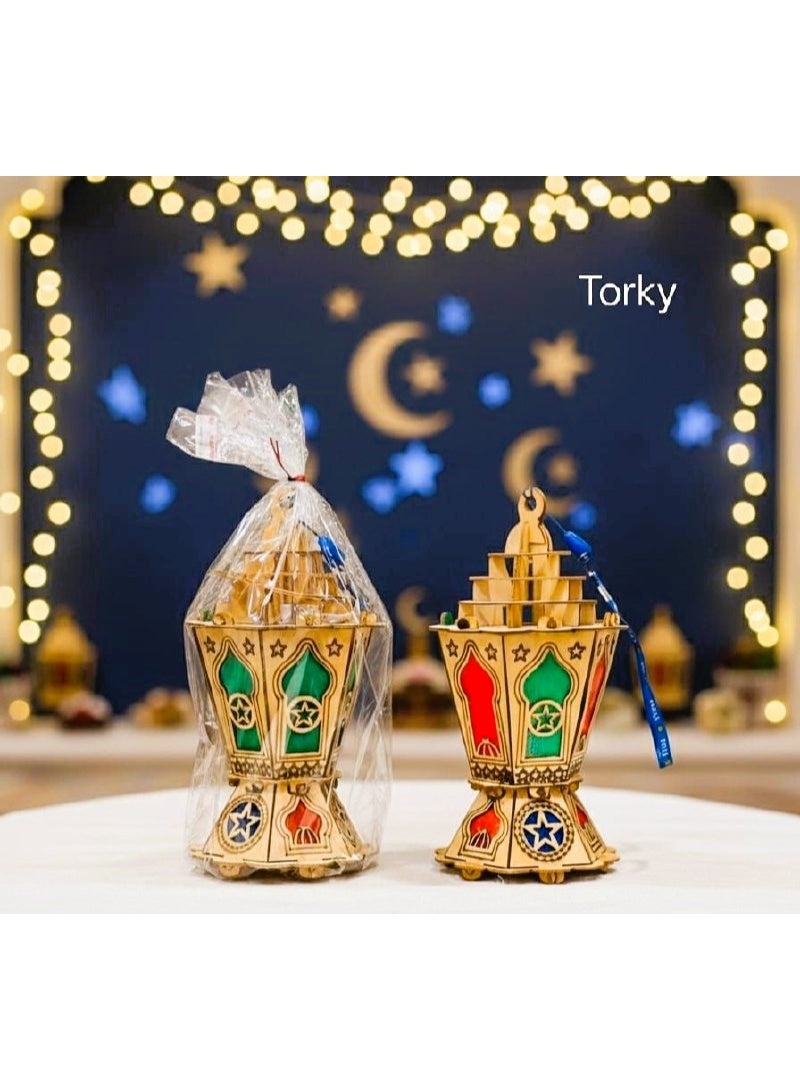 Quds 1 Musical & Light Decoration – Premium Finish + Free Keychain | 17 cm - Image 2